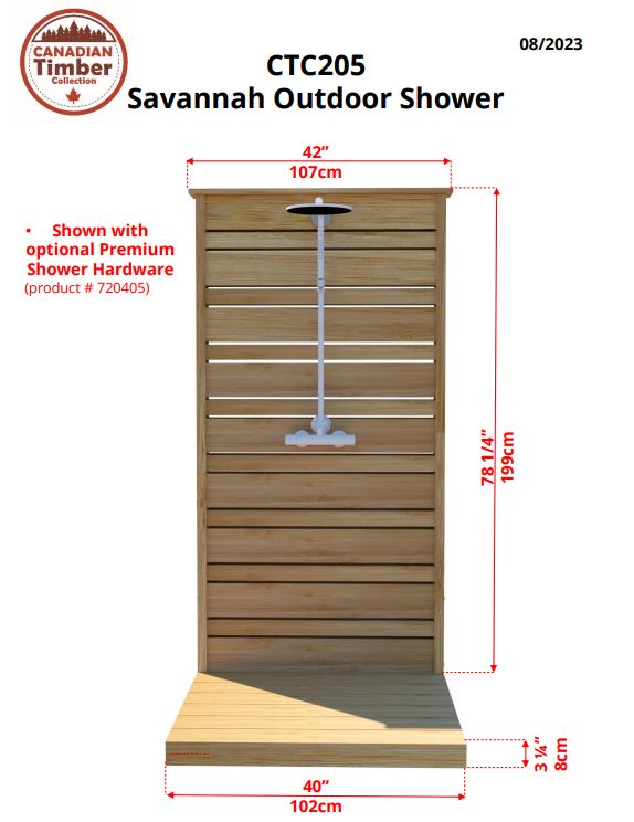 Savannah Outdoor Shower