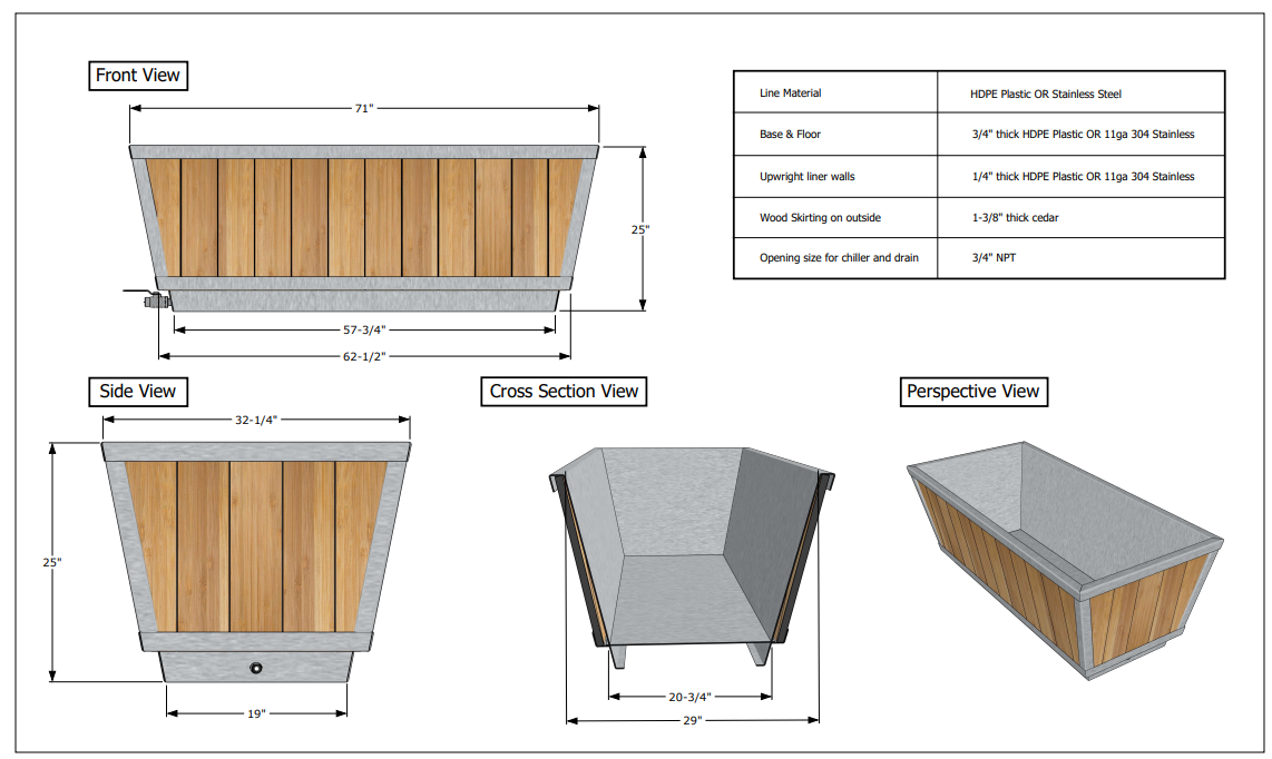 The Polar Plunge Tub