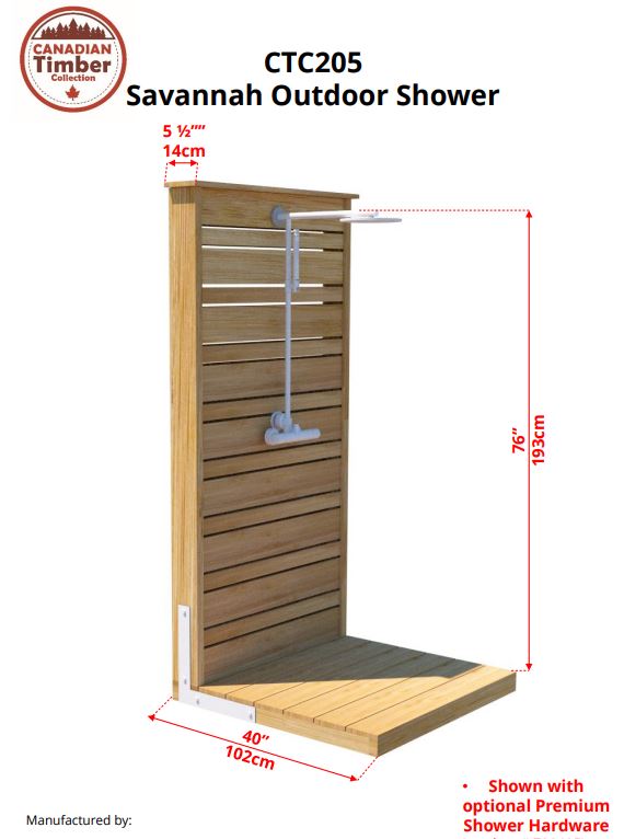 Savannah Outdoor Shower