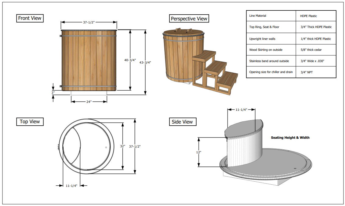 The Baltic Plunge Tub