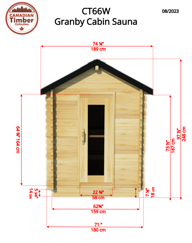CT Granby Cabin Sauna