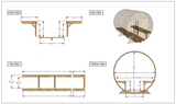 CT Serenity Barrel Sauna