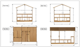 CT Georgian Cabin Sauna with Changeroom